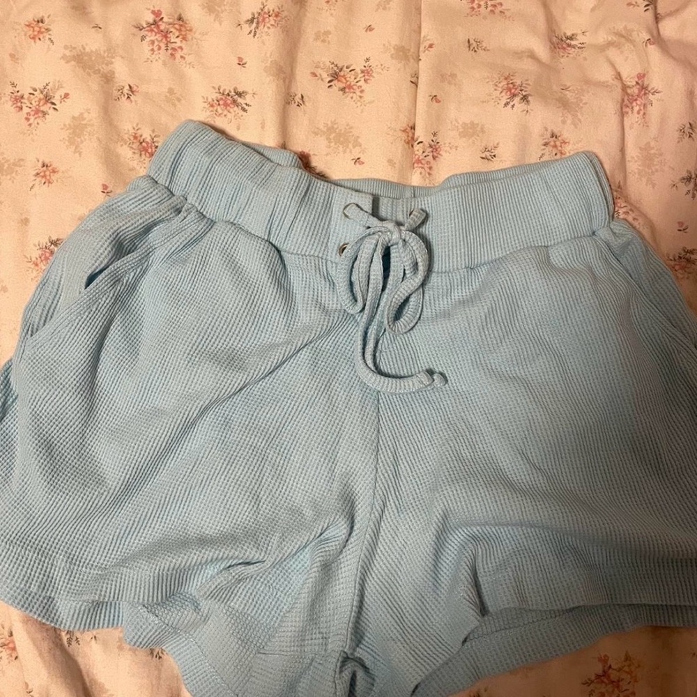 Light Blue Knit Shorts Pacsun (LA hearts) size small